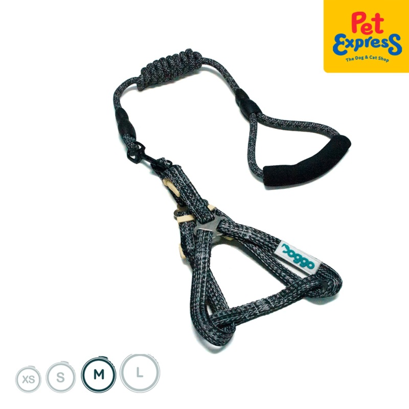 Doggo Atlanta Strong Harness Medium Black
