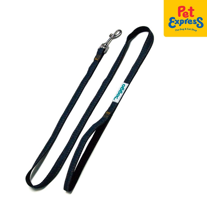 Doggo Denim Strong Leash Extra Small Black