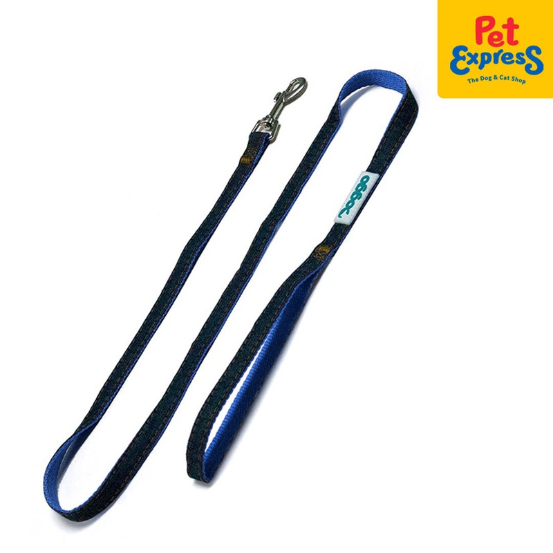 Doggo Denim Strong Leash Medium Blue