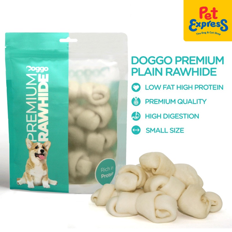 Doggo Premium Plain Rawhide Dog Treats 200g