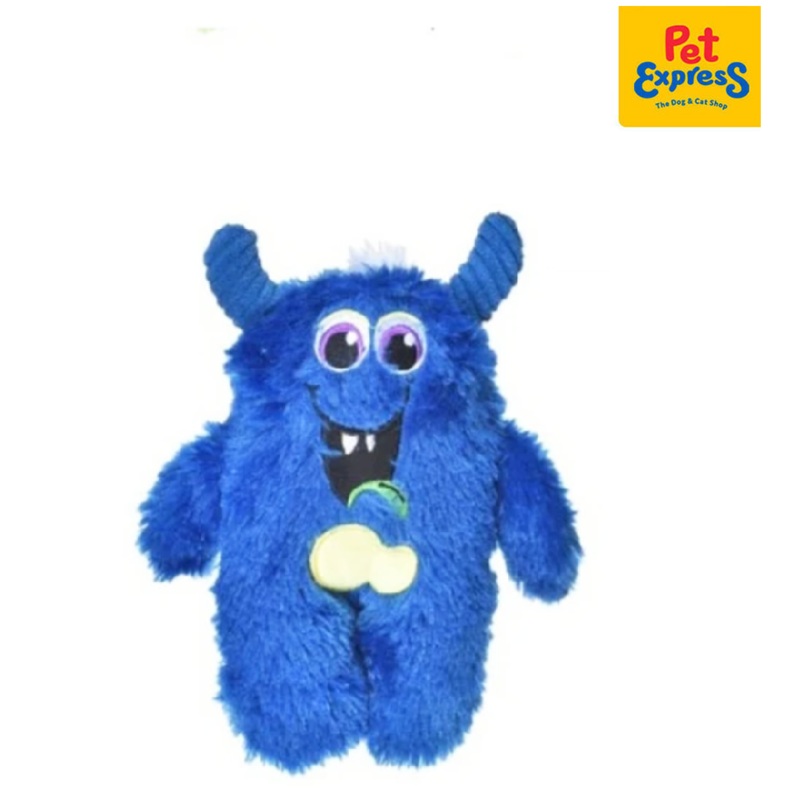 Approved Plush Blue Monster Dog Toy