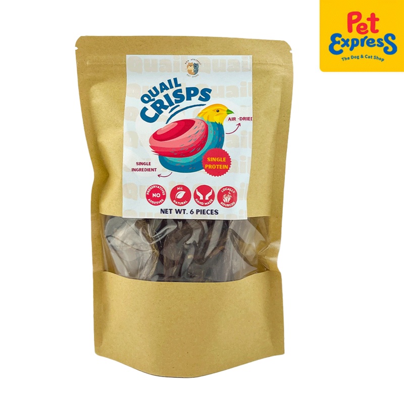 Bon Apetreat Quail Crisps Dog Treats 6s