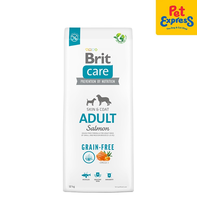Brit Care Grain Free Adult Salmon Dry Dog Food 12kg