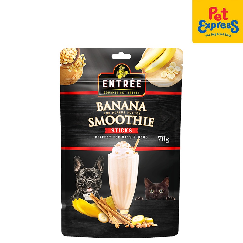 Entre Gourmet Banana Peanut Smoothie Pet Treats 70g