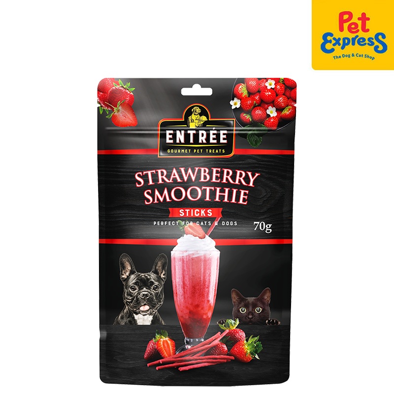 Entre Gourmet Strawberry Smoothie Pet Treats 70g