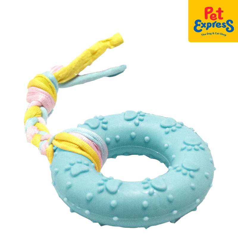 Doggo Paw Hoop Dog Toy Blue