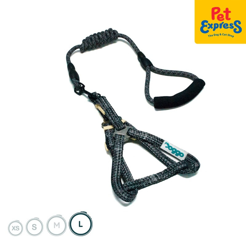 Doggo Atlanta Strong Harness Large Black