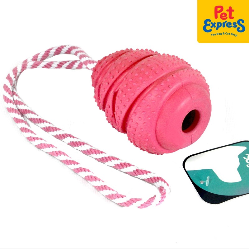 Doggo Tough Swirly Cone Pink Medium