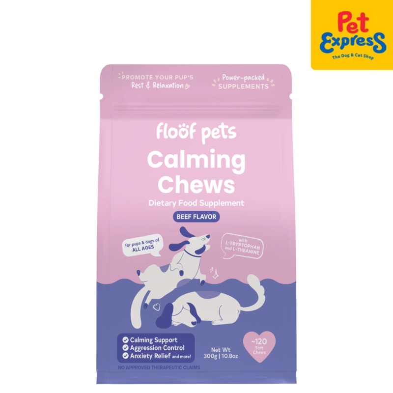 Floof Pets All Ages Calming Chew Dog Supplement 300g