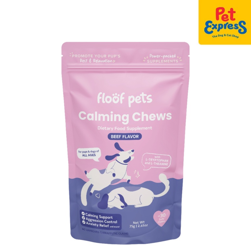 Floof Pets All Ages Calming Chew Dog Supplement 75g