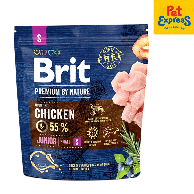 Brit Premium by Nature Puppy Small Breed Chicken Dry Dog Food 1kg