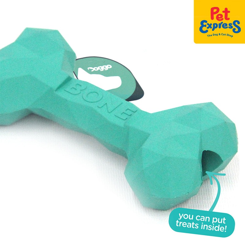 Doggo Dog Toy Prizm Bone Teal Large