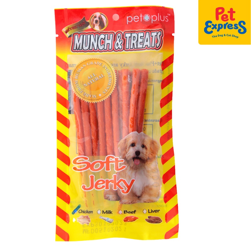 Pet Plus Munch and Treats Soft Jerky Chicken Dog Treats