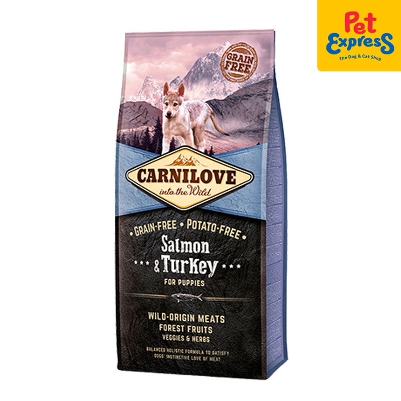 Carnilove Puppy Salmon and Turkey Dry Dog Food 12kg