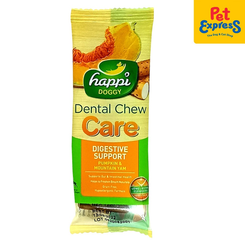 Happi Doggy Pumpkin and Mountain Yam Hard Chew Dog Treats 30g