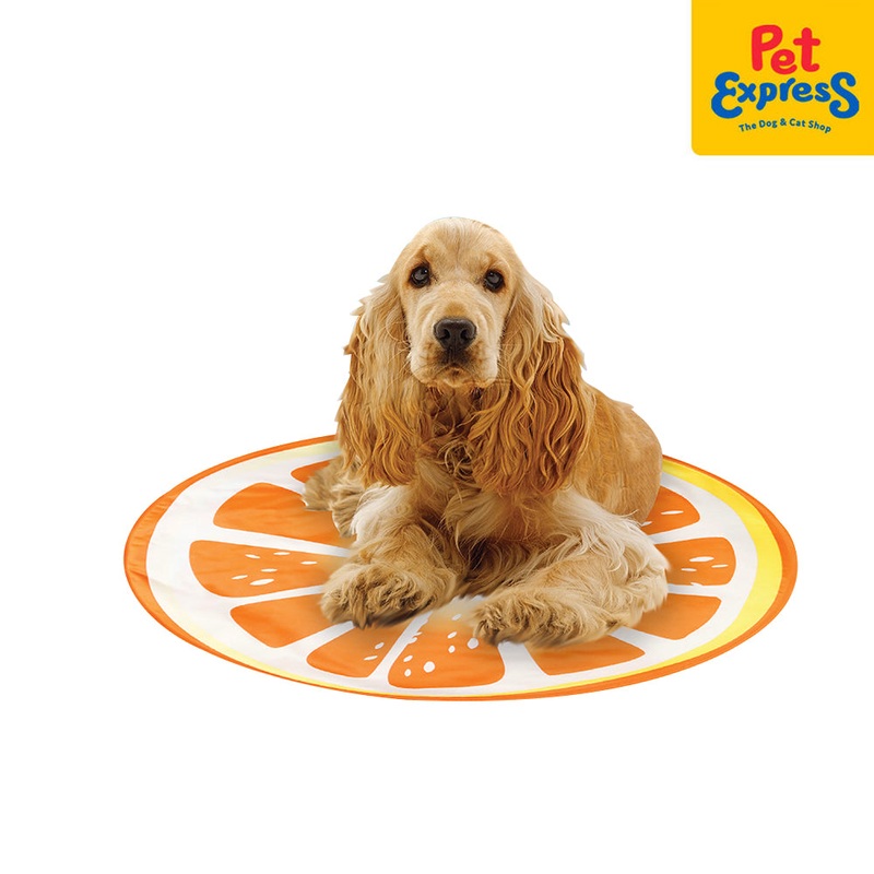 Pet Pals Orange Cooling Mat for Small Breed 60cm