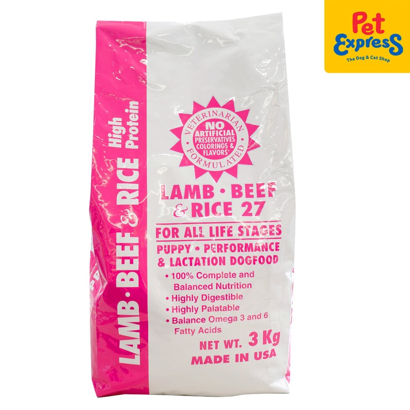 Beef Meal Optima Lamb and Beef Dry Dog Food 3kg