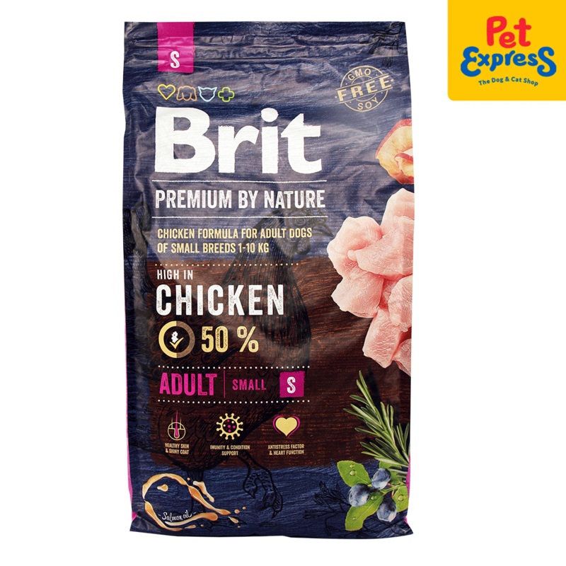 Brit Premium by Nature Adult Small Breed Chicken Dry Dog Food 8kg