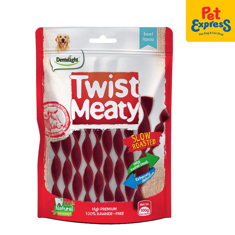 Dentalight Meaty Beef Dog Treats 100g