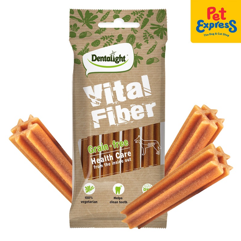 Dentalight Vital Fiber Grain Free Wellbar Stick Health Care Dog Treats 4s 70g