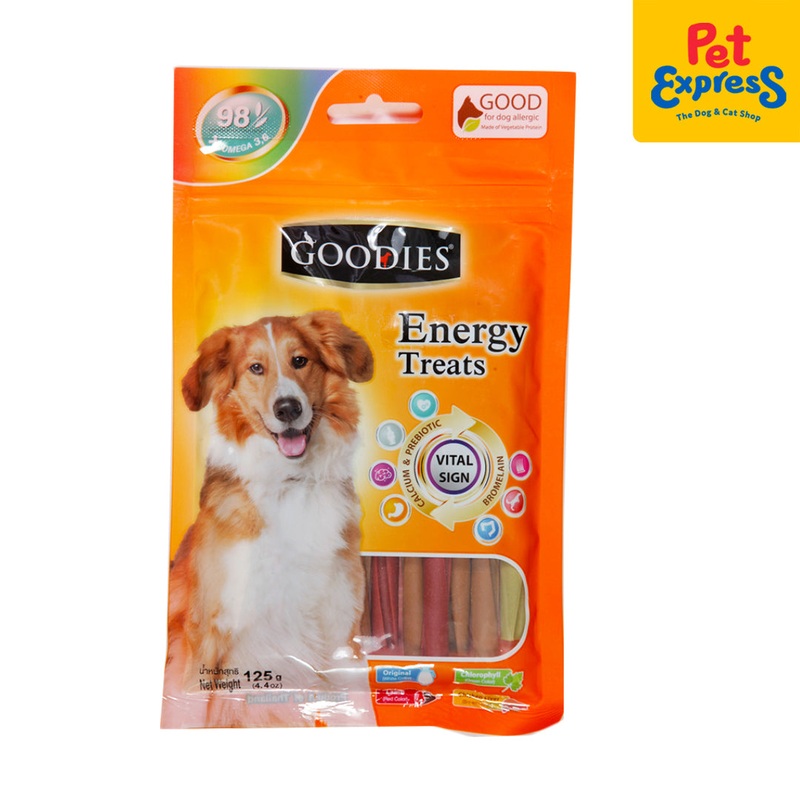 Goodies Energy Twisted Dog Treats 125g