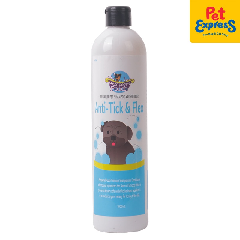 Pampered Pooch Anti Tick and Flea Dog Shampoo 1000ml