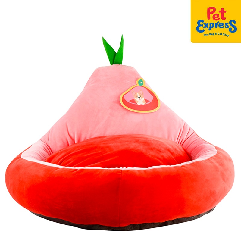 Pet Express Fruit Cushion 59x58x40cm Pet Bed Strawberry