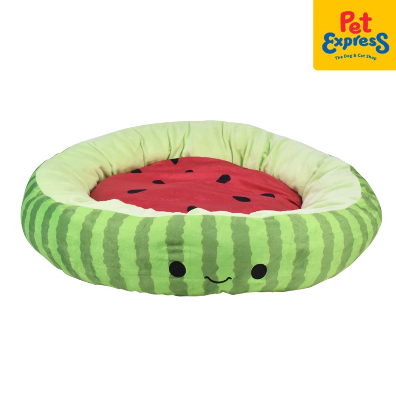 Pet Express Round Fruit Watermelon Pet Bed 68x10x68cm