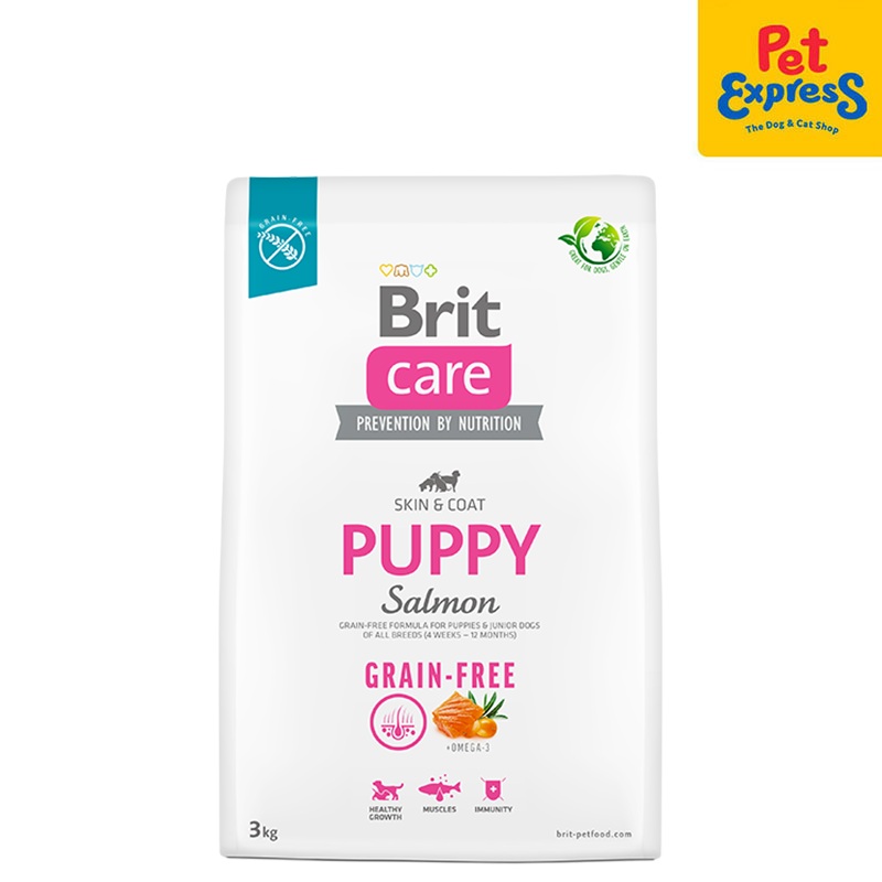 Brit Care Grain Free Puppy Salmon Dry Dog Food 3kg
