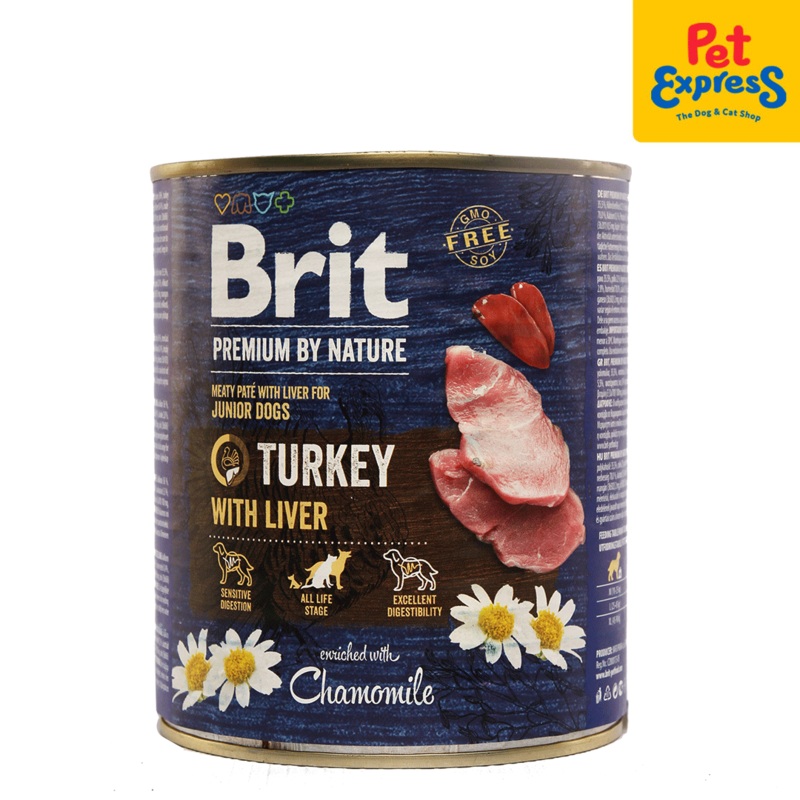 Brit Premium by Nature Puppy Turkey with Liver Wet Dog Food 800g