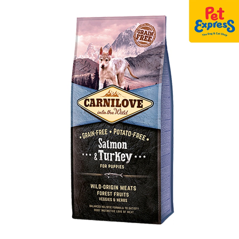 Carnilove Puppy Salmon and Turkey Dry Dog Food 1.5kg