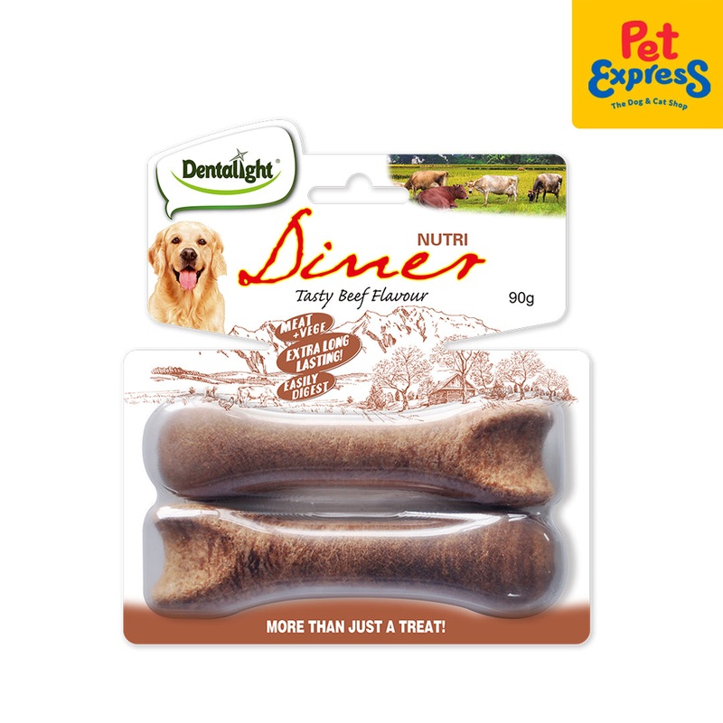 Dentalight Nutri Diner Tasty Beef Dog Treats 90g