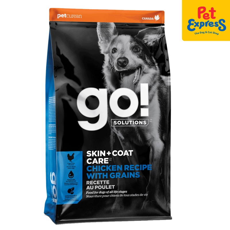 Go! Solutions Skin and Coat Care Chicken Recipe Dry Dog Food 22lbs