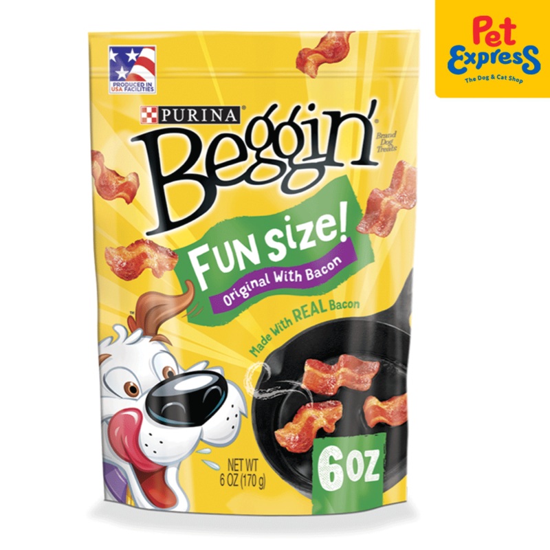 Beggin' Fun Size Bacon Dog Treats 170g