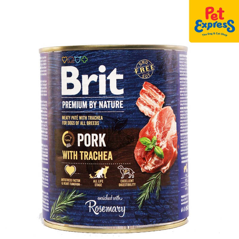 Brit Premium by Nature Pork with Trachea Wet Dog Food 800g