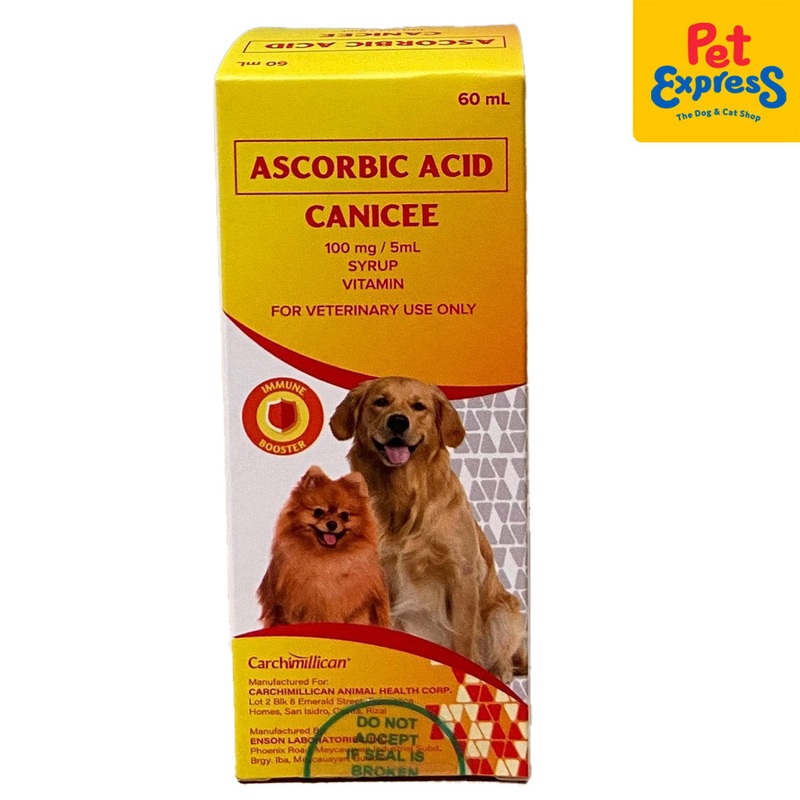 Canicee Pet Vitamin C Immune Booster 60ml (2 bottles)