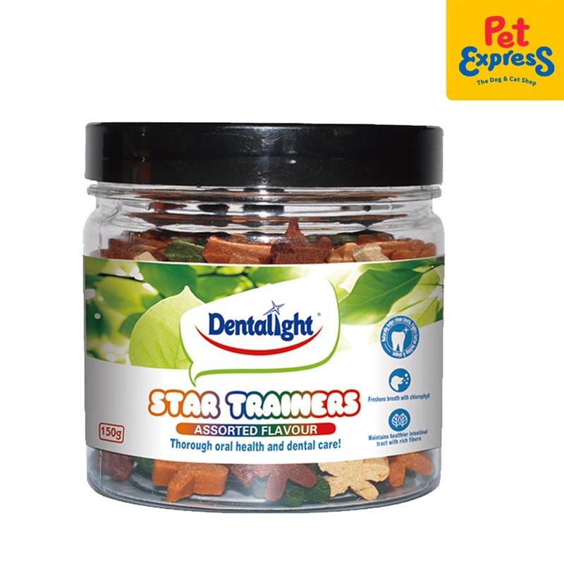 Dentalight Star Trainers Assorted Dog Treats 150g
