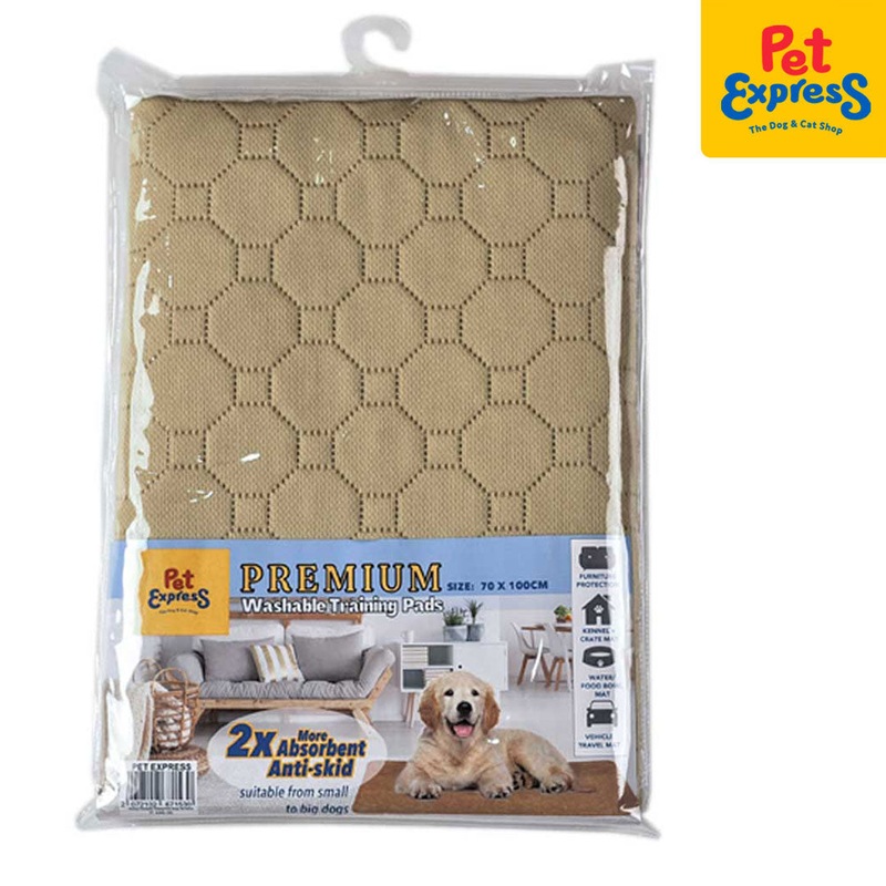 Pet Express Premium Washable Training Pad 70x100 Beige