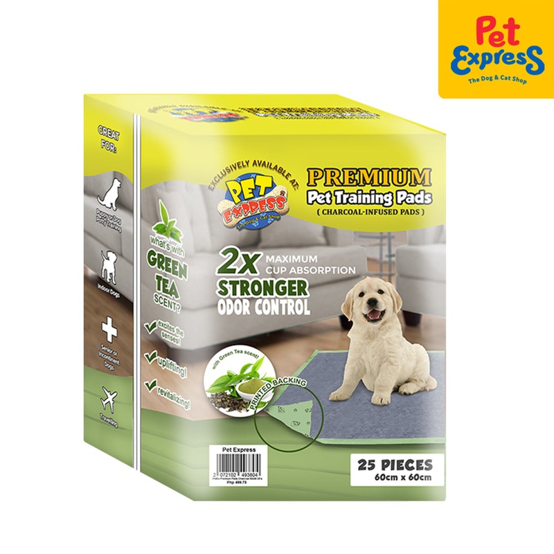 Pet Express Training Pads Charcoal 60x60 25s
