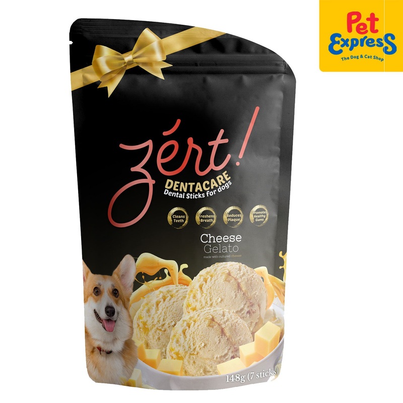 Zert Dentacare Cheese Gelato Dog Treats 148g