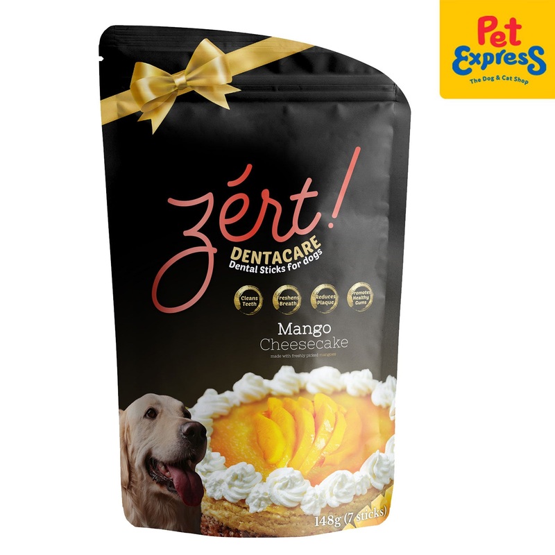 Zert Dentacare Mango Cheese Dog Treats 148g