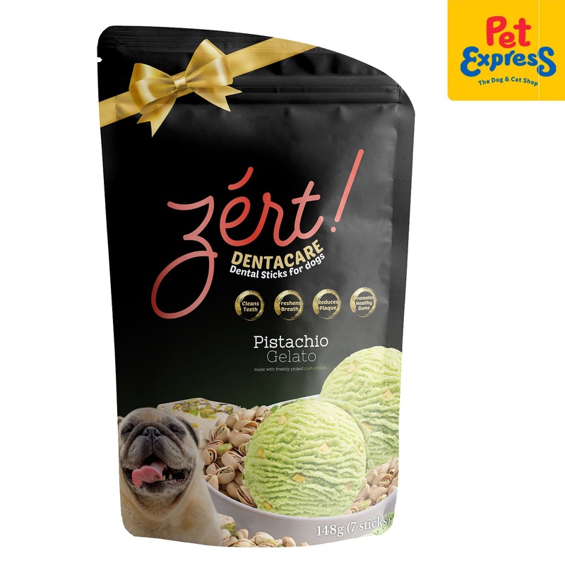 Zert Dentacare Pistachio Gelato Dog Treats 148g