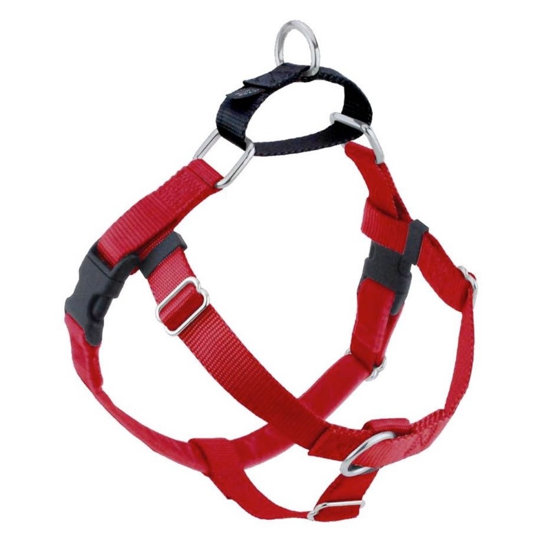 2 Hounds Design Freedom No-Pull Dog Harness Red 5/8"M  24"28"