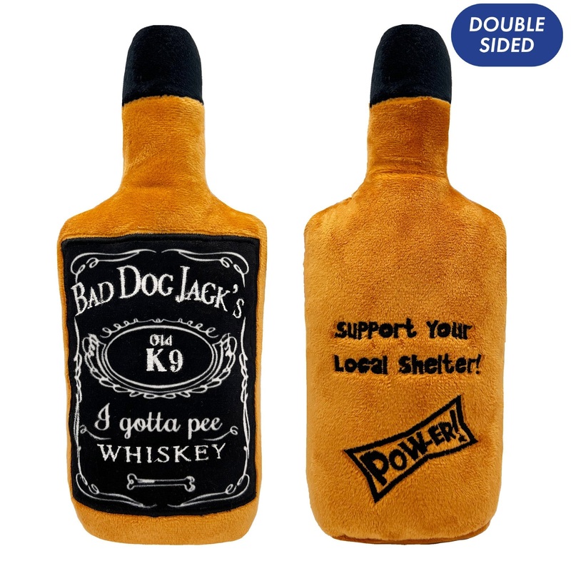 H&K Dog Toy Large Bad Jack's Whiskey