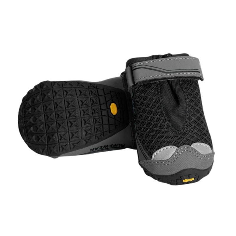 RuffWear Grip Trex Dog Boots Pair 2.25" Obsidian Black