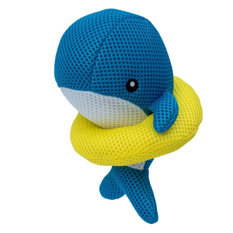 Territory Whale Float Dog Toy, 6"