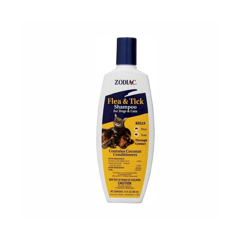 Zodiac Flea & Tick Shampoo for Dogs And Cats 12oz