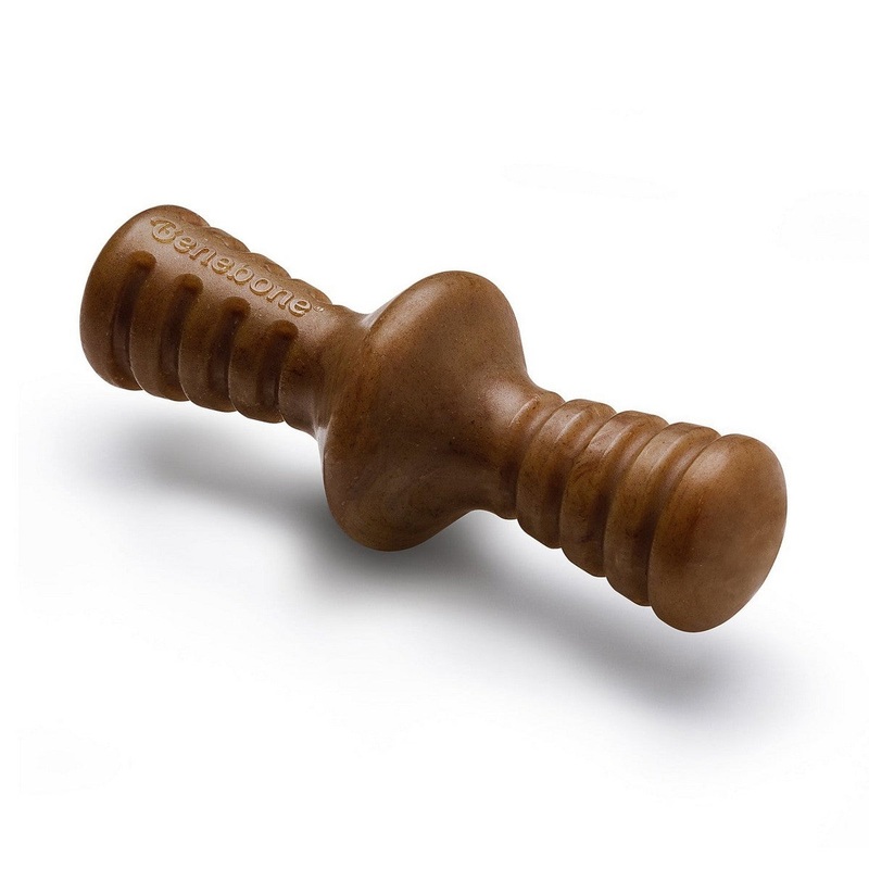 Benebone Zaggler Bacon Dog Toy Small