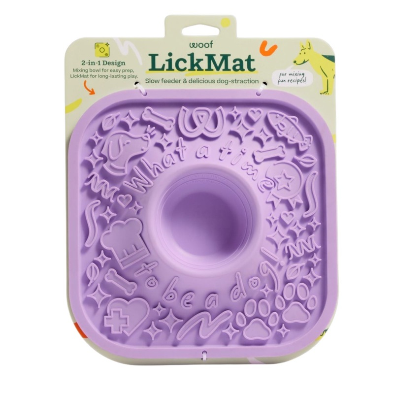 Woof Dog Lickmat Lavender