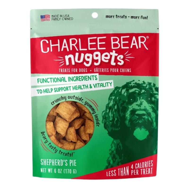 Charlee Bear Nuggets Health & Vitality Shepherd's Pie Dog Treats 6oz
